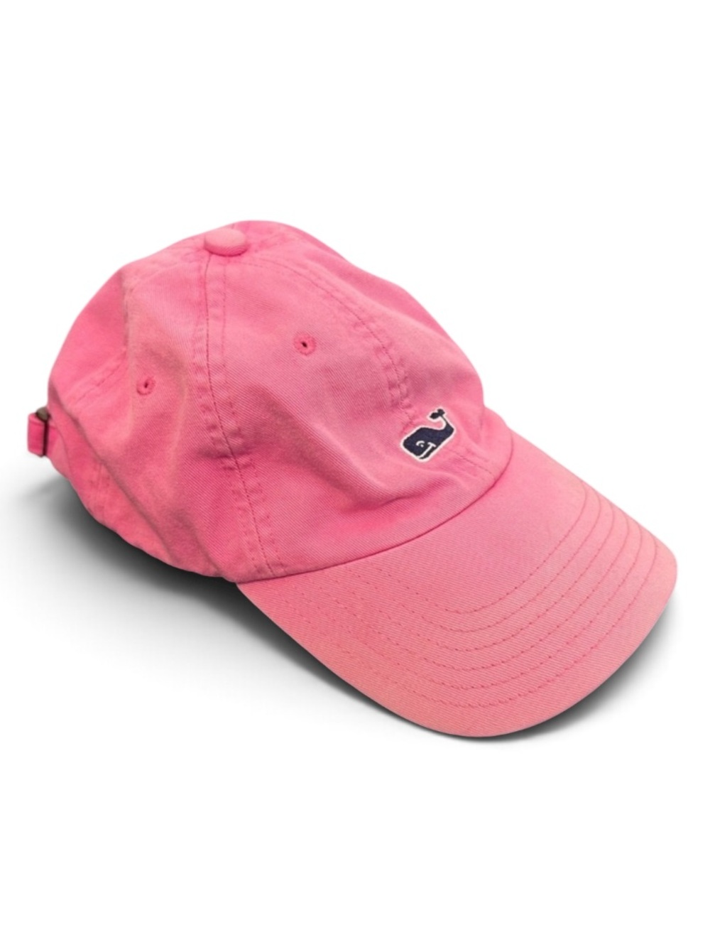 VINEYARD VINES WOMENS CAP PINK BLUE WHALE LOGO ADJUSTABLE
